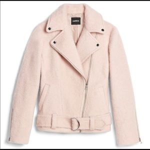 Express Wool Soft Pink Teddy Jacket ❤️💌